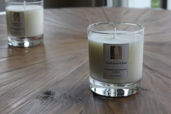 Luxury Scented Candle - French Lime & Basil