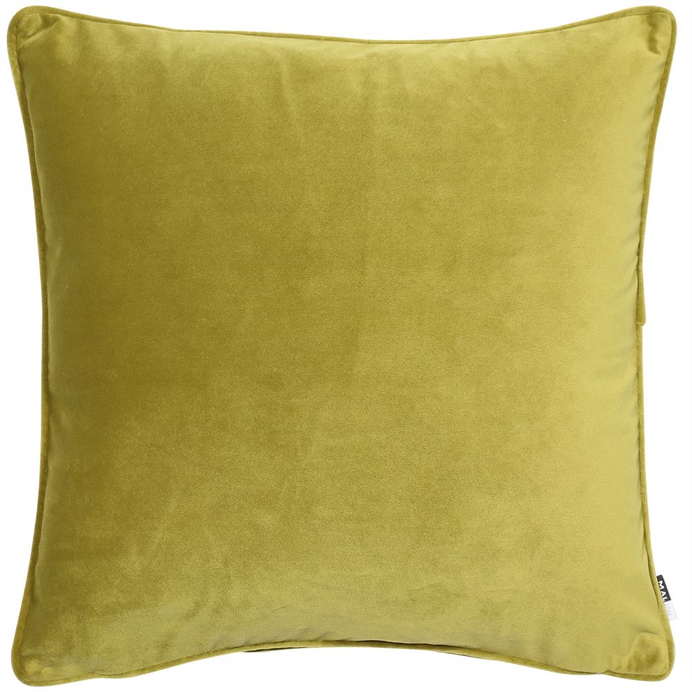 Acid Green Chartreuse velvet cushion