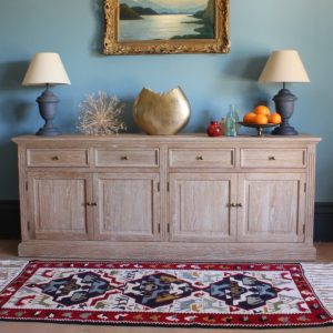 Limed oak cupboard