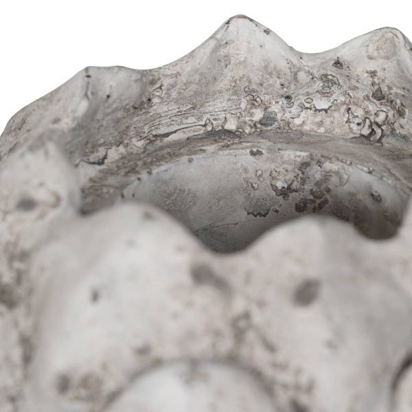 Stone Floral Tea Light Holder